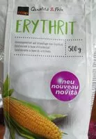 Amount of sugar in Erythrit