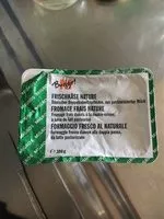 Amount of sugar in Fromage frais nature