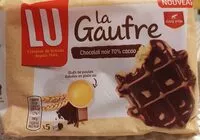 Amount of sugar in La Gaufre chocolat noir 70pc cacao