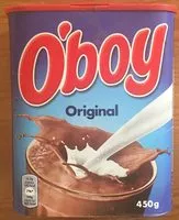 Amount of sugar in O'boy