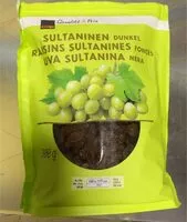 Amount of sugar in Sultaninen