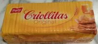 Amount of sugar in Criollitas (original)
