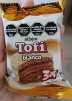 Amount of sugar in Alfajor Tofi blanco 3x