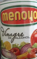 Amount of sugar in Vinagre de alcohol Menoyo