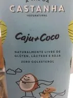 Amount of sugar in Bebida à Base De Castanha De Caju E Coco Orgânica A Tal Da Castanha Caixa 1l