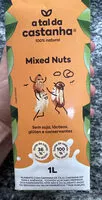 Amount of sugar in mixed nuts