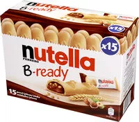 Amount of sugar in Biscuits Nutella B-ready x15 gaufrettes fourrées - 330g