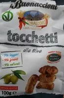Amount of sugar in Tocchetti alle olive