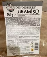 Amount of sugar in Tiramisu
