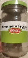 Amount of sugar in olive nere leccino