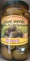 Amount of sugar in Olive verdi cerignola