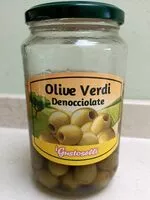 Amount of sugar in Olive verdi denocciolate