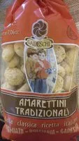 Amount of sugar in Amarettini tradizionali
