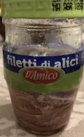 Amount of sugar in Filetti di alici