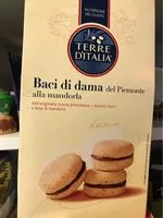 Amount of sugar in Baci di dama del Piemonte alla mandorla
