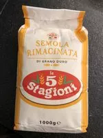 Amount of sugar in Semola Rimacina
