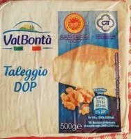 Amount of sugar in Taleggio DOP