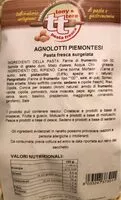Amount of sugar in Agnolotti Piemontesi