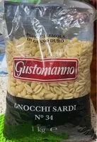 Amount of sugar in Pasta semola grano duro