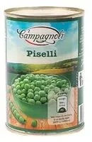 Amount of sugar in Piselli