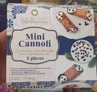 Amount of sugar in Mini Cannoli