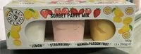 Amount of sugar in Sorbet party mix