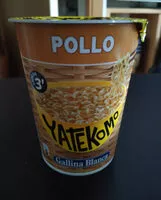 Amount of sugar in Yatekomo sabor pollo