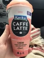 Sugar and nutrients in Kaiku caffe latte