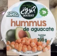 Amount of sugar in Hummus de aguacate