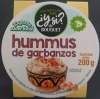 Amount of sugar in Hummus de garbanzos