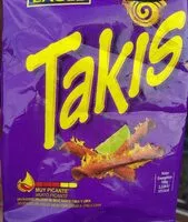 Amount of sugar in Takis Chile y Lima Muy Picante