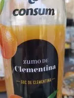 Amount of sugar in Zumo de clementina