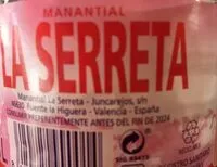 Amount of sugar in La Serreta