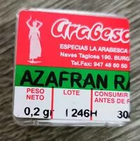 Amount of sugar in Azafrán rama