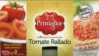 Amount of sugar in Tomate natural rallado "Primaflor"