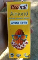 Amount of sugar in almond original vanilla