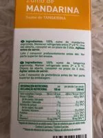 Amount of sugar in Zumo de mandarina exprimido