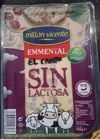 Amount of sugar in Emmental sin lactosa