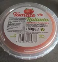 Amount of sugar in Tomate rallado