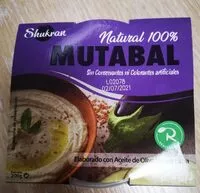 Amount of sugar in Mutabal Natural 100%