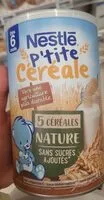 Amount of sugar in P'TITE CEREALE 5 Céréales - Boîte 415g - De 6 à 36 mois