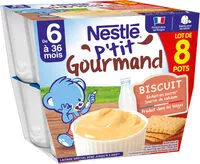 Amount of sugar in P'TIT GOURMAND Biscuit 8x100g
