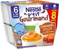 Amount of sugar in NESTLÉ Ptit gourmand Caramel - 8 x 100g - Dès 6 mois