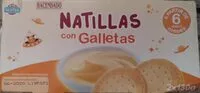 Amount of sugar in Natillas con galletas