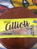 Amount of sugar in Allioli en sobres indivuales