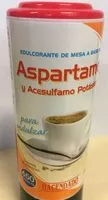 Aspartame sweetener in tablets