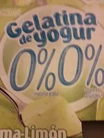 Amount of sugar in Gelatina de yogur 0% lima-limón
