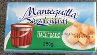 Amount of sugar in Mantequilla sin sal