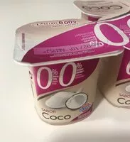 Amount of sugar in Yogur sabor coco 0%