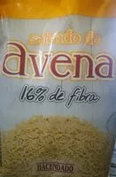 Amount of sugar in Salvado de avena